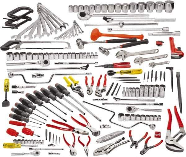 Proto - 164 Piece 1/4, 3/8, 1/2 & 3/4" Drive Master Tool Set - Comes in Roller Cabinet - Eagle Tool & Supply