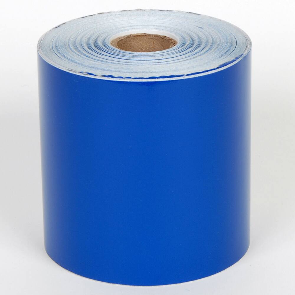 Cobra Systems - Labels, Ribbons & Tapes; Type: Vinyl Tape ; Color: Blue ; For Use With: VNM4PRO ; Width (Inch): 4 ; Length (Feet): 75 ; Material: Vinyl - Exact Industrial Supply