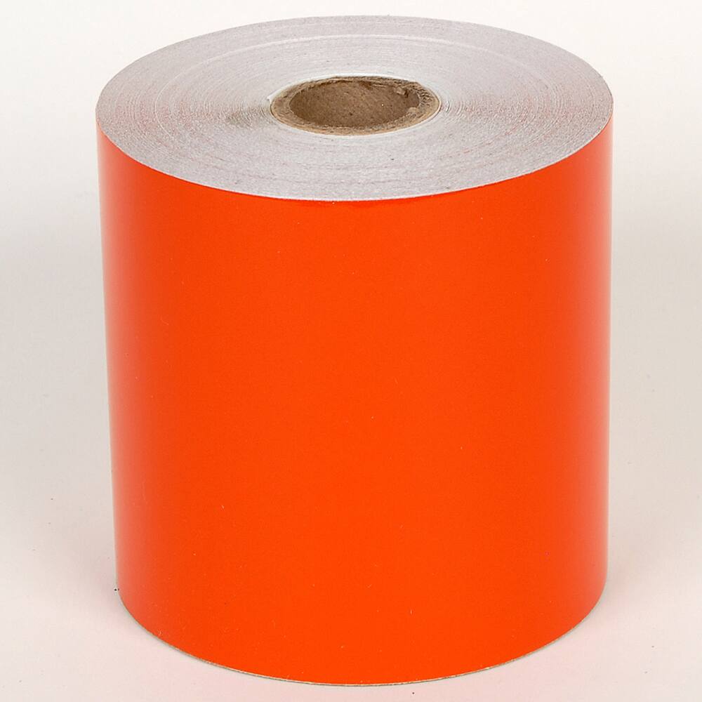 Cobra Systems - Labels, Ribbons & Tapes; Type: Vinyl Tape ; Color: Orange ; For Use With: VNM4PRO ; Width (Inch): 4 ; Length (Feet): 75 ; Material: Vinyl - Exact Industrial Supply