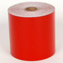 Cobra Systems - Labels, Ribbons & Tapes; Type: Vinyl Tape ; Color: Red ; For Use With: VNM4PRO ; Width (Inch): 4 ; Length (Feet): 75 ; Material: Vinyl - Exact Industrial Supply