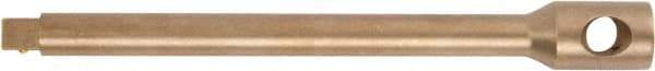 Ampco - 1/4" Drive Nonsparking Socket Extension Bar - 4" OAL, Uncoated Finish - Eagle Tool & Supply