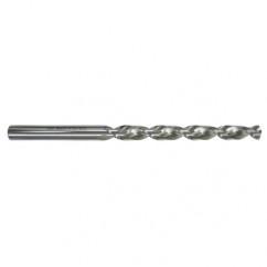 4mm Dia. - HSS Parabolic Taper Length Drill-130° Point-Coolant-Bright - Eagle Tool & Supply