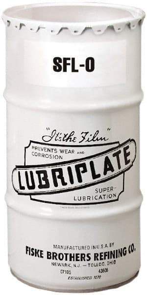 Lubriplate - 120 Lb Drum Aluminum High Temperature Grease - White, Food Grade & High/Low Temperature, 325°F Max Temp, NLGIG 0, - Eagle Tool & Supply