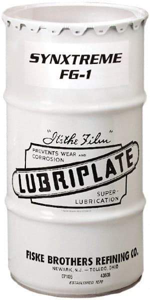 Lubriplate - 120 Lb Drum Calcium Extreme Pressure Grease - Tan, Extreme Pressure, Food Grade & High/Low Temperature, 440°F Max Temp, NLGIG 1, - Eagle Tool & Supply