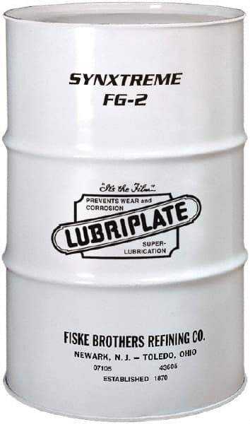 Lubriplate - 400 Lb Drum Calcium Extreme Pressure Grease - Tan, Extreme Pressure, Food Grade & High/Low Temperature, 450°F Max Temp, NLGIG 2, - Eagle Tool & Supply