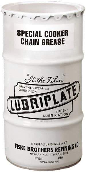 Lubriplate - 120 Lb Drum Petroleum General Purpose Grease - White, Food Grade, 400°F Max Temp, NLGIG 2-1/2, - Eagle Tool & Supply