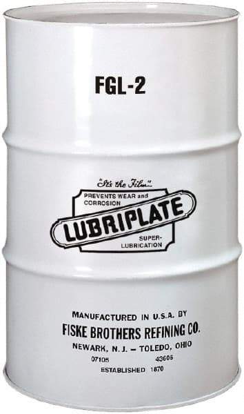 Lubriplate - 400 Lb Drum Aluminum General Purpose Grease - White, Food Grade, 400°F Max Temp, NLGIG 2, - Eagle Tool & Supply