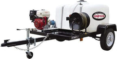 Simpson - Gas, 11.7 hp, 4,200 psi, 4 GPM, Cold Water Pressure Washer - CAT Triplex, 100' x 3/8" Hose - Eagle Tool & Supply