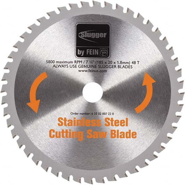 Fein - Wet & Dry-Cut Saw Blades Blade Diameter (Inch): 7-1/4 Blade Material: Carbide-Tipped - Eagle Tool & Supply