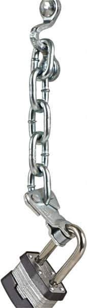 Sav-Lok - Chain Assembly - For Use with Padlocks with Shackles from 3/8 to 7/16" - Eagle Tool & Supply