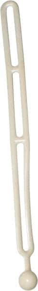 NoMarr - Light Duty Tie Down with Ball End - 16" OAL, White - Eagle Tool & Supply