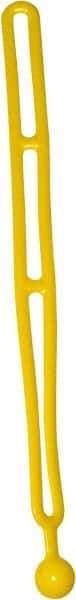 NoMarr - Light Duty Tie Down with Ball End - 16" OAL, Yellow - Eagle Tool & Supply