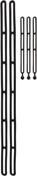 NoMarr - 4' Long x 48" Diam, Black Tie Down Strap Kit - Eagle Tool & Supply