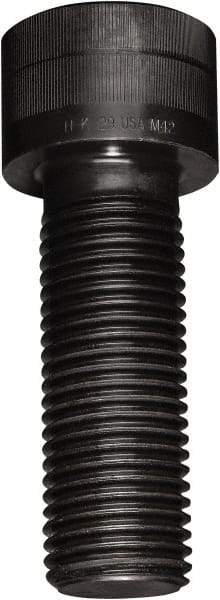 Holo-Krome - M42x4.50 Metric Coarse Hex Socket Drive, Socket Cap Screw - Grade 12.9 Alloy Steel, Black Oxide Finish, Fully Threaded, 80mm Length Under Head - Eagle Tool & Supply