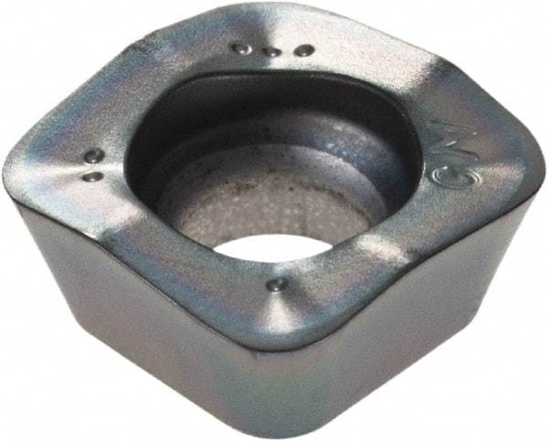 Kyocera - SOMT100420 GM Grade PR1535 Carbide Milling Insert - Megacoat Nano Finish, 4.58mm Thick, 10.3mm Inscribed Circle - Eagle Tool & Supply