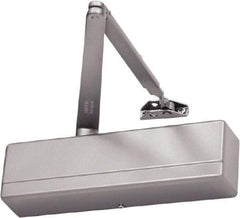 Sargent - Adjustable Solid Door Closer Manual Damper - Aluminum (Satin) Finish - Eagle Tool & Supply