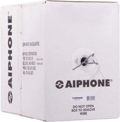 Aiphone - 20 AWG, 2 Wire, 1,000' OAL Unshielded Automation & Communication Cable - Polyethylene Insulation, 0.032" OD - Eagle Tool & Supply