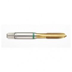 1-1/2-6 2B 5-Flute Cobalt Green Ring Spiral Point Plug Tap-TiN - Eagle Tool & Supply