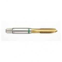1-1/8-7 2B -Flute Cobalt Green Ring Spiral Point Plug Tap-TiN - Eagle Tool & Supply