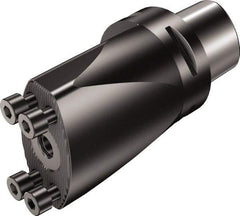 Sandvik Coromant - 73mm Max Drill Depth, 4xD, 17.5mm Diam, Indexable Insert Drill - 2 Inserts, C4 Modular Connection Shank - Eagle Tool & Supply