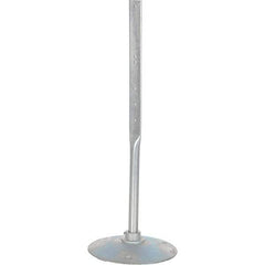 Vestil - 17-3/8" Wide x 48" High Sign Compatiblity, Steel Sign Stand - Silver - Eagle Tool & Supply