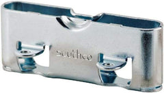 Made in USA - 1-1/4" Long x 1.63" Wide x 3.38" High, Draw Latch - Zinc Plated Steel, with Plain Steel Finish - Eagle Tool & Supply
