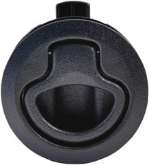 Value Collection - 1.96" Long x 0.88" Wide x 2.82" High, Flush Pull Latch - Polycarbonate, with Black Finish - Eagle Tool & Supply