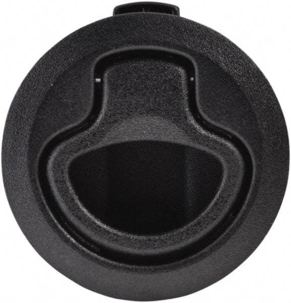 Value Collection - 1.96" Long x 0.88" Wide x 2.82" High, Flush Pull Latch - Polycarbonate, with Black Finish - Eagle Tool & Supply