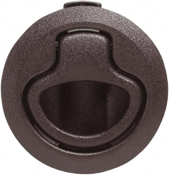 Value Collection - 1.96" Long x 0.88" Wide x 2.82" High, Flush Pull Latch - Polycarbonate, with Black Finish - Eagle Tool & Supply
