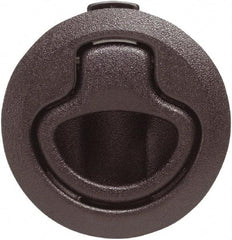 Value Collection - 1.96" Long x 0.88" Wide x 2.82" High, Flush Pull Latch - Polycarbonate, with Black Finish - Eagle Tool & Supply