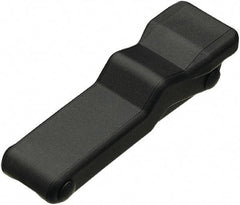 Made in USA - 5.95" Long x 1.8" Wide x 1.16" High, Draw Latch - Rubber, with Black Finish - Eagle Tool & Supply