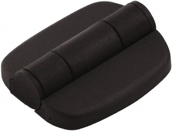 Made in USA - 1.91" Long x 1.73" Wide, Detent Hinge - Nylon, Black Finish - Eagle Tool & Supply