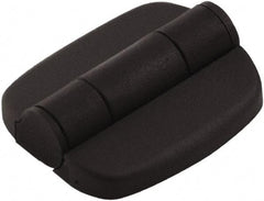 Made in USA - 1.91" Long x 1.73" Wide, Detent Hinge - Nylon, Black Finish - Eagle Tool & Supply