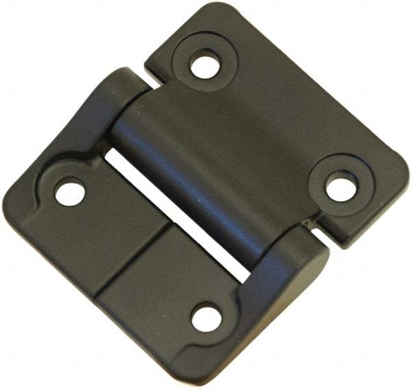 Value Collection - 2-1/4" Long x 2" Wide, Heavy Duty Hinge - Zinc, Black Finish - Eagle Tool & Supply