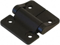 Value Collection - 2-1/4" Long x 2" Wide, Heavy Duty Hinge - Zinc, Black Finish - Eagle Tool & Supply
