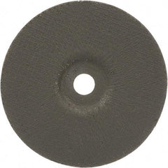 3M - 4-1/2" Wheel Diam, 7/8" Arbor Hole, Type 27 Depressed Center Wheel - Ceramic - Eagle Tool & Supply
