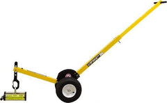 Mag-Mate - 400 Lb Load Capacity, Lift Magnet Dolly - 12" High x 41" Long x 13" Wide, 2 Poles - Eagle Tool & Supply