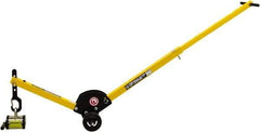 Mag-Mate - 400 Lb Load Capacity, Lift Magnet Dolly - 10" High x 41" Long x 13" Wide, 2 Poles - Eagle Tool & Supply