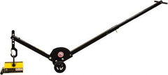 Mag-Mate - 400 Lb Load Capacity, Lift Magnet Dolly - 10" High x 41" Long x 13" Wide, 2 Poles - Eagle Tool & Supply