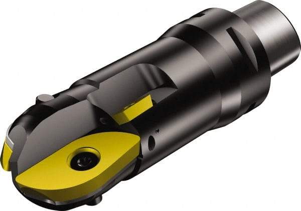 Sandvik Coromant - 2" Cut Diam, 1.791" Max Depth of Cut, 50mm Shank Diam, 6.1024" OAL, Indexable Ball Nose End Mill - 4.9213" Head Length, C5 Modular Connection, RA216.. Cx Toolholder, APMT 160408-M, RA216-51 07 Insert - Eagle Tool & Supply