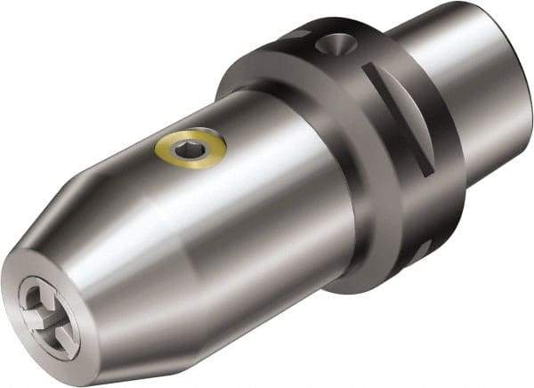 Sandvik Coromant - C5;13 - 1 System Size, Modular Tool Holding System Adapter - 97mm Projection, 1-1/2" Body Diam, 5" OAL, Through Coolant - Exact Industrial Supply