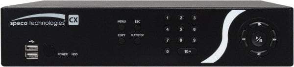 Speco - Security Camera Recorders Type: 16 Channel Digital Video Recorder with 9 TB Hard Drive Hard Drive Size: 9 TB - Eagle Tool & Supply