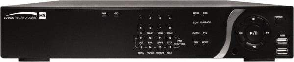 Speco - Security Camera Recorders Type: 8 Channel Digital Video Recorder with 9 TB Hard Drive Hard Drive Size: 9 TB - Eagle Tool & Supply