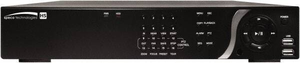 Speco - Security Camera Recorders Type: 8 Channel Digital Video Recorder with 4 TB Hard Drive Hard Drive Size: 4 TB - Eagle Tool & Supply