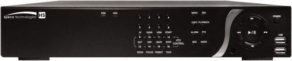 Speco - Security Camera Recorders Type: 8 Channel Digital Video Recorder with 3 TB Hard Drive Hard Drive Size: 3 TB - Eagle Tool & Supply