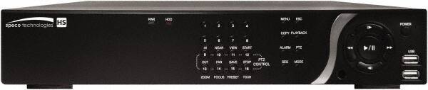 Speco - Security Camera Recorders Type: 8 Channel Digital Video Recorder with 2 TB Hard Drive Hard Drive Size: 2 TB - Eagle Tool & Supply
