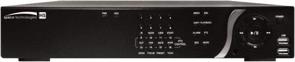 Speco - Security Camera Recorders Type: 8 Channel Digital Video Recorder with 1 TB Hard Drive Hard Drive Size: 1 TB - Eagle Tool & Supply