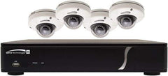 Speco - Security Camera Recorders Type: 4 Channel Plug & Play Network Video Recorder and IP Camera Kit Hard Drive Size: 1 TB - Eagle Tool & Supply