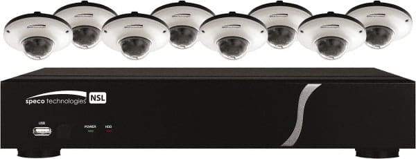 Speco - Security Camera Recorders Type: 8 Channel Plug & Play Network Video Recorder and IP Camera Kit Hard Drive Size: 2 TB - Eagle Tool & Supply