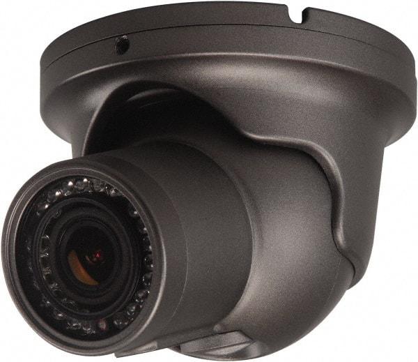 Speco - Indoor and Outdoor Variable Focal Lens Infrared Turret Camera - 3.7mm Lens, 1,000 Resolution Line, 3.8 Inch Diameter, 4.65 Inch High, Color Image - Eagle Tool & Supply